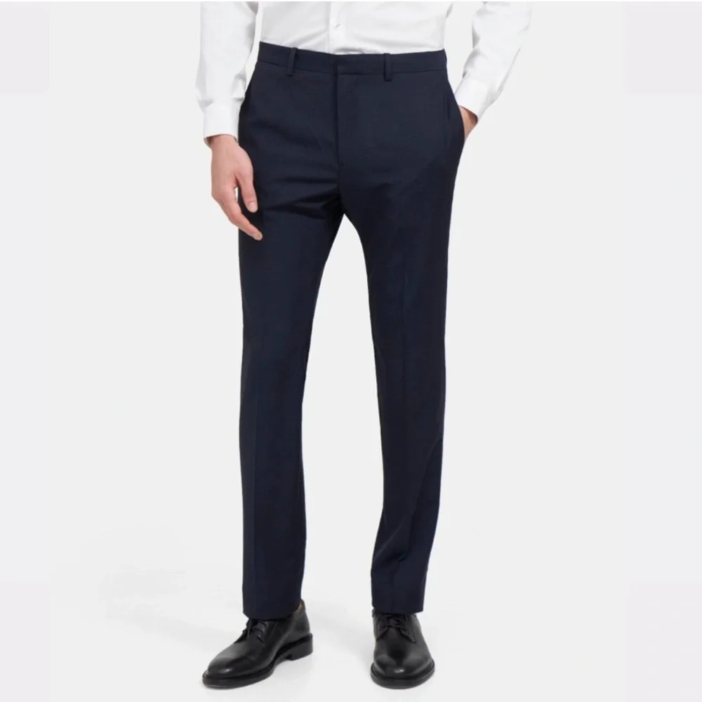 Theory Jake W new tailor navy pants